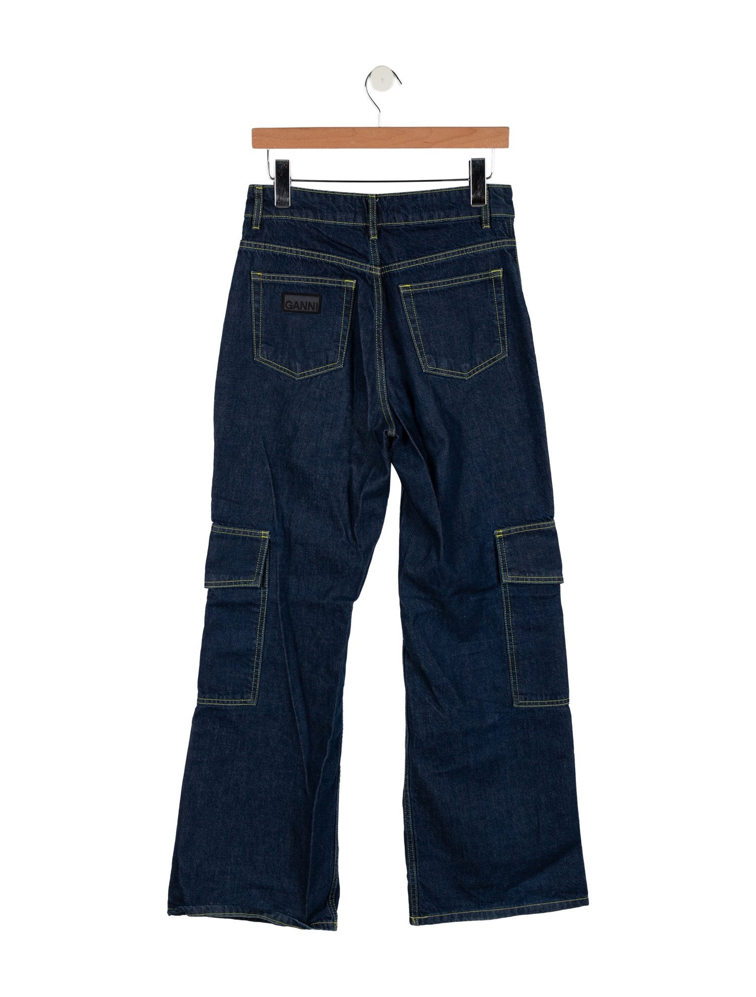 Ganni High-Rise Wide Leg Jeans