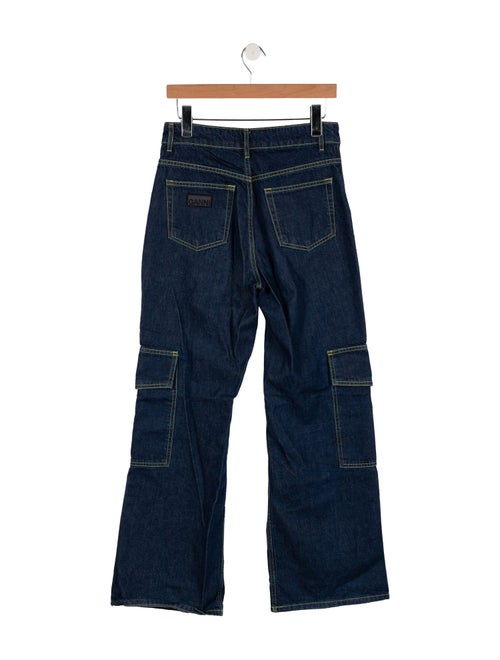 Ganni High-Rise Wide Leg Jeans