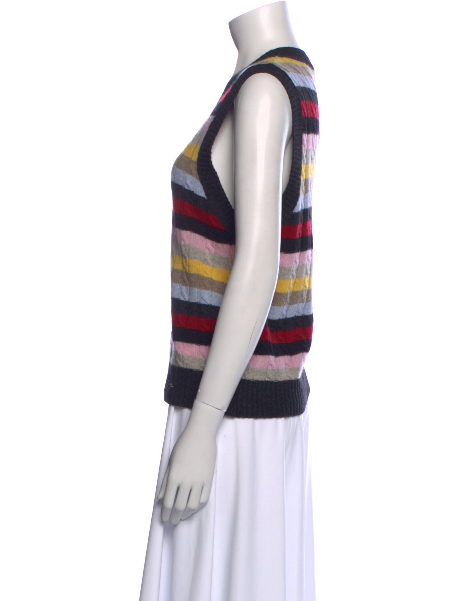 Ganni Wool Striped Sweater