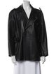 Ganni Leather Biker Jacket