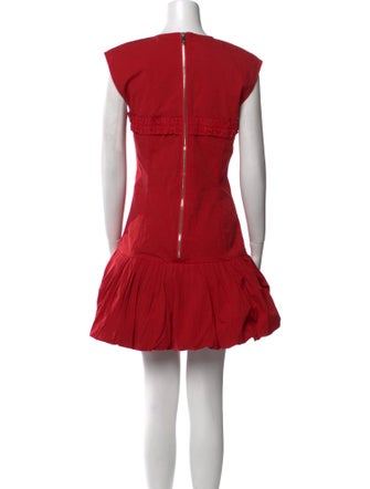 Ganni Crew Neck Mini Dress