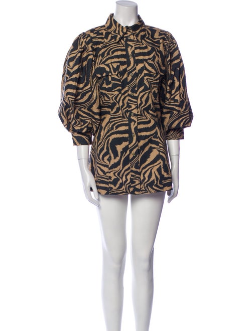 Ganni Printed Mini Dress