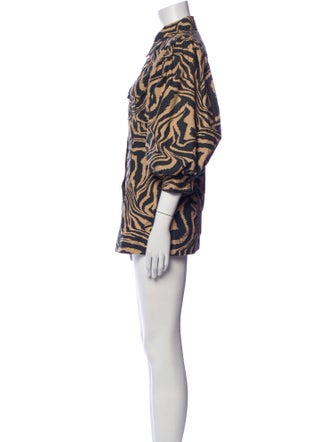 Ganni Printed Mini Dress