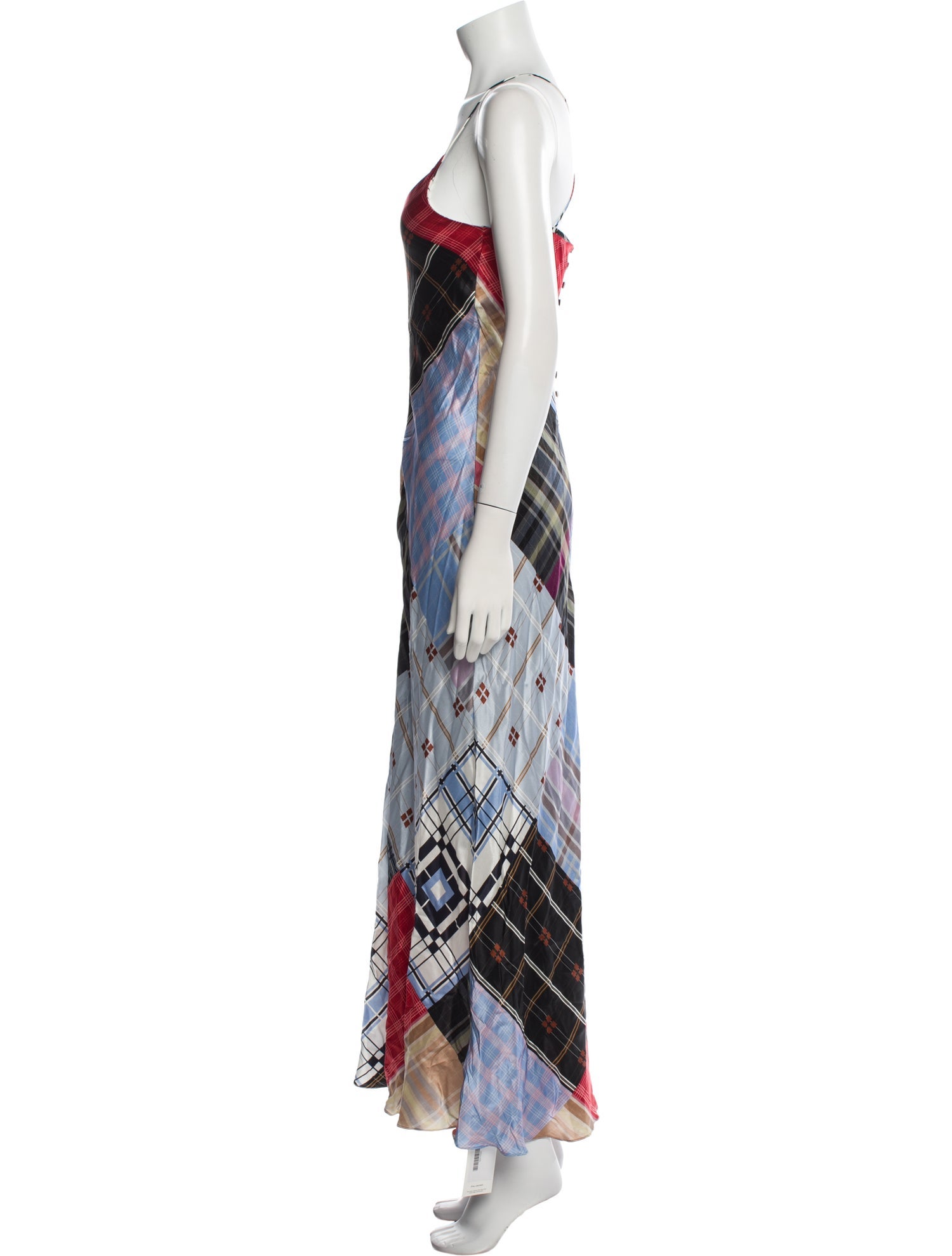 Ganni Silk Long Dress