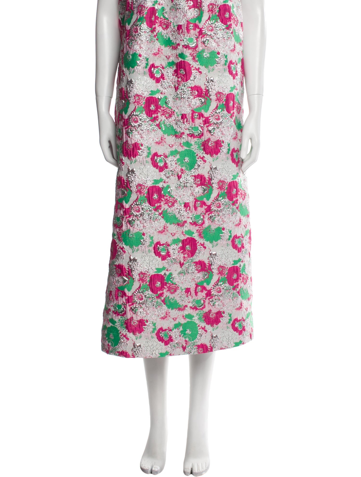 Ganni Floral Print Long Skirt