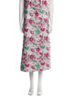 Ganni Floral Print Long Skirt