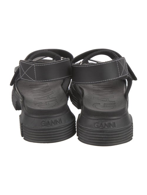 Ganni Rubber Slingback Sandals
