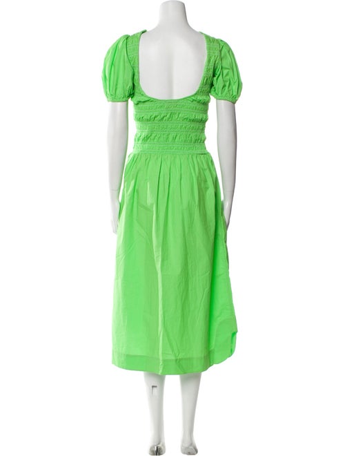 Ganni Crew Neck Long Dress
