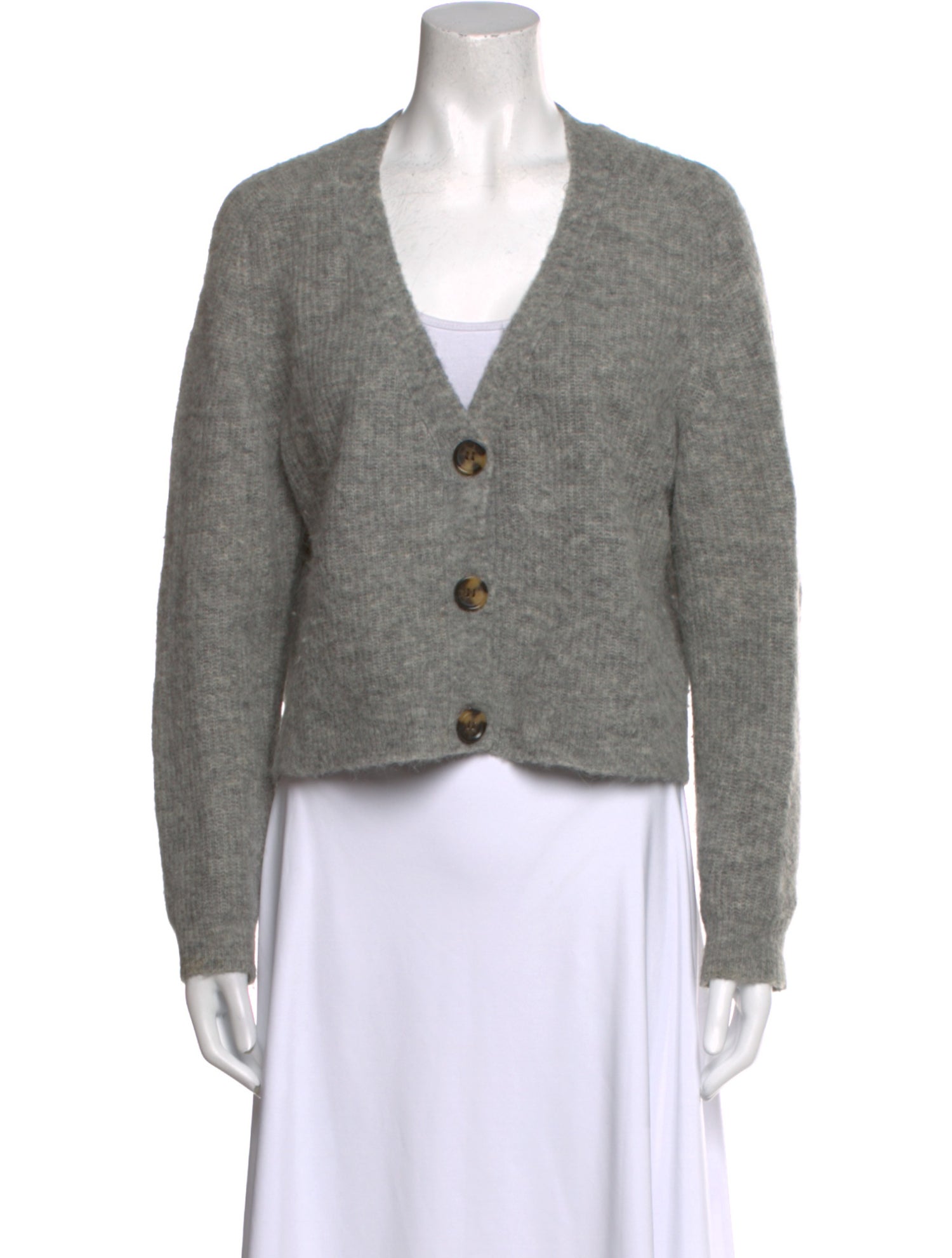 Ganni Alpaca V-Neck Sweater