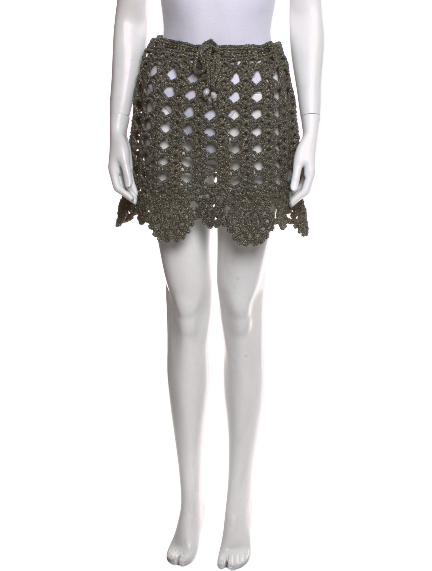 Ganni Glitter Accents Mini Skirt w/ Tags