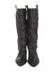 Ganni Leather Riding Boots
