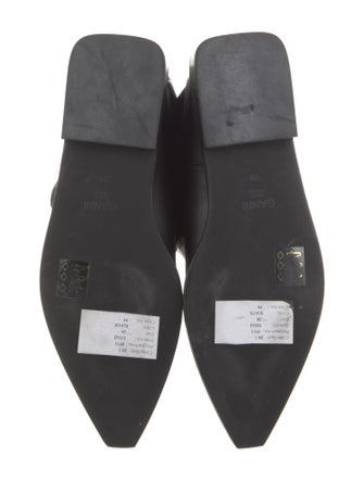 Ganni Leather Riding Boots