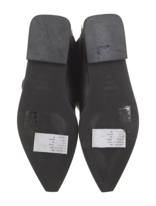 Ganni Leather Riding Boots