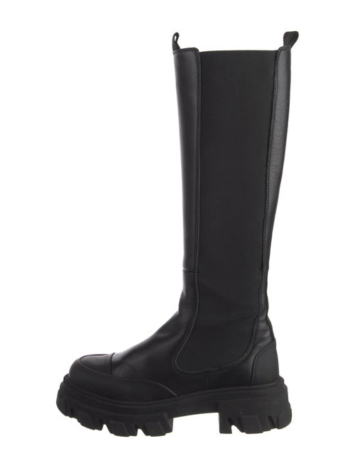 Ganni Leather Chelsea Boots