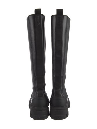 Ganni Leather Chelsea Boots