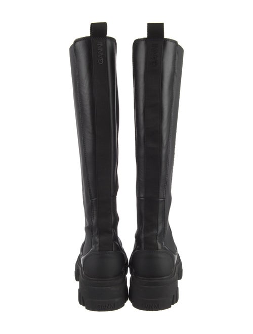 Ganni Leather Chelsea Boots