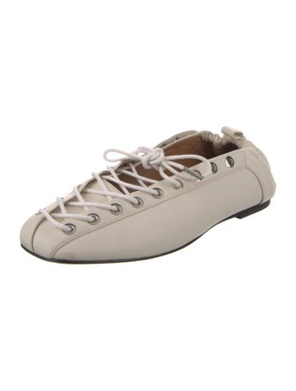 Ganni Leather Flats