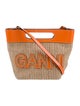 Ganni Raffia Bucket Bag