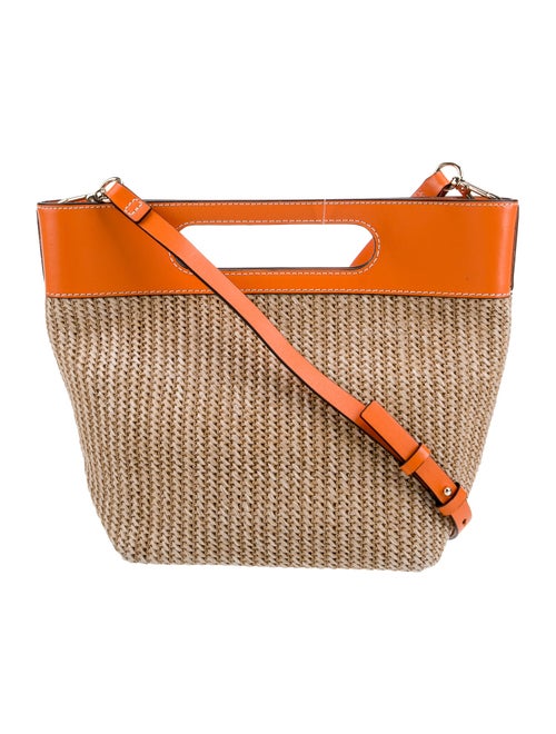 Ganni Raffia Bucket Bag