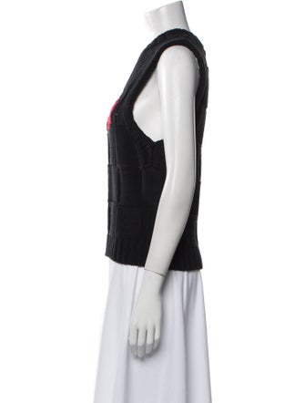 Ganni Graphic Print Crew Neck Sweater