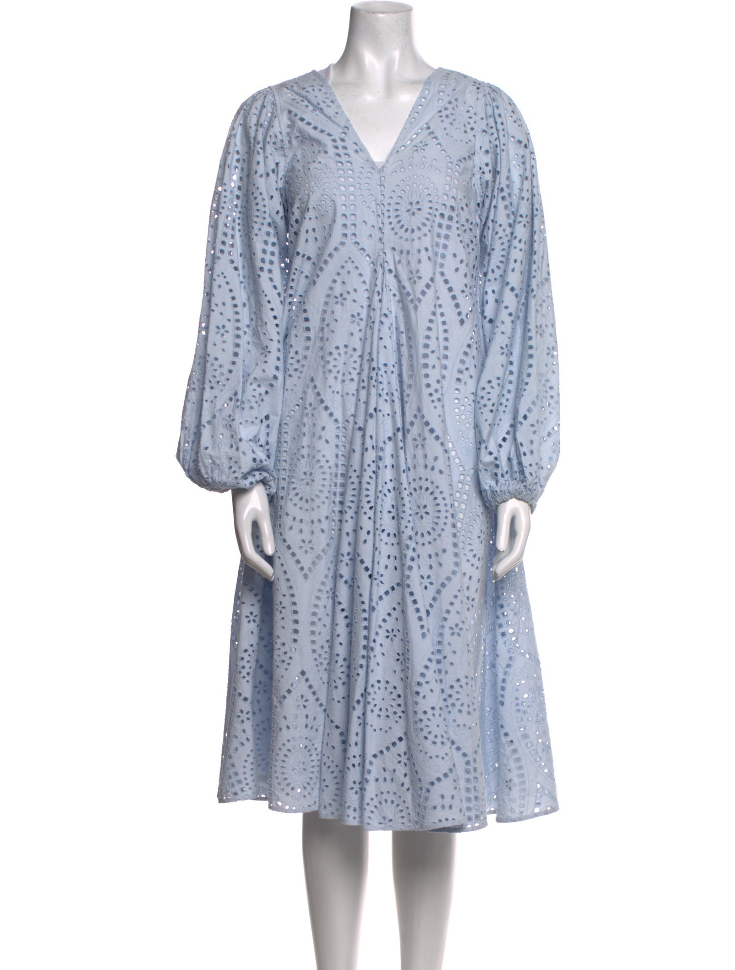 Ganni Printed Midi Length Dress