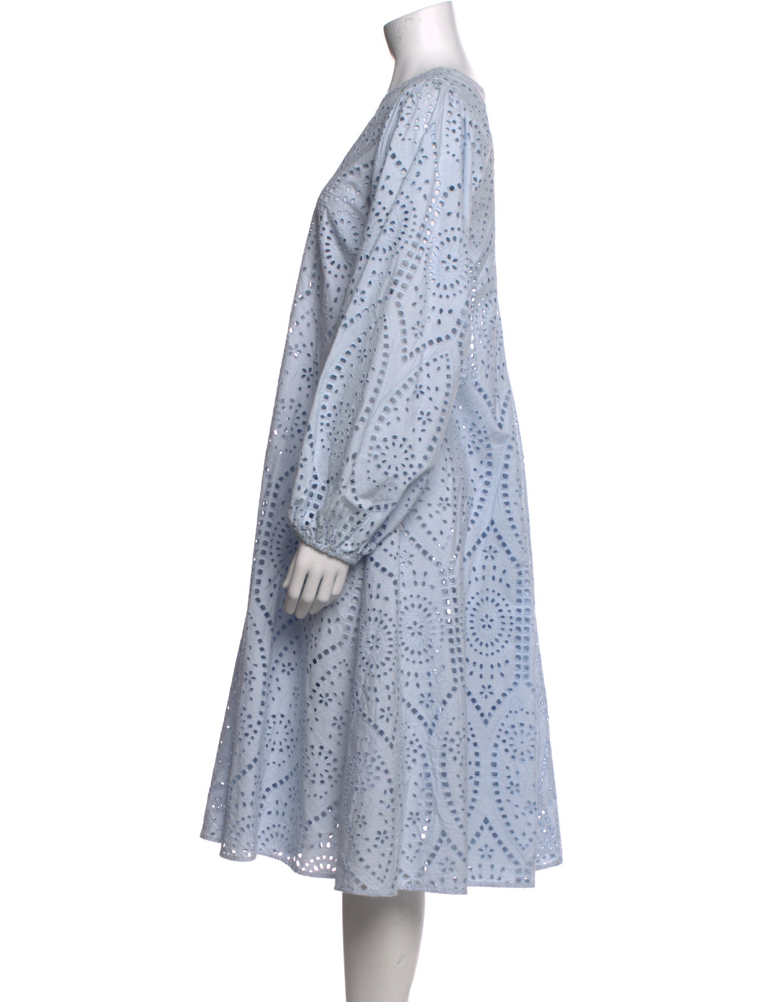 Ganni Printed Midi Length Dress