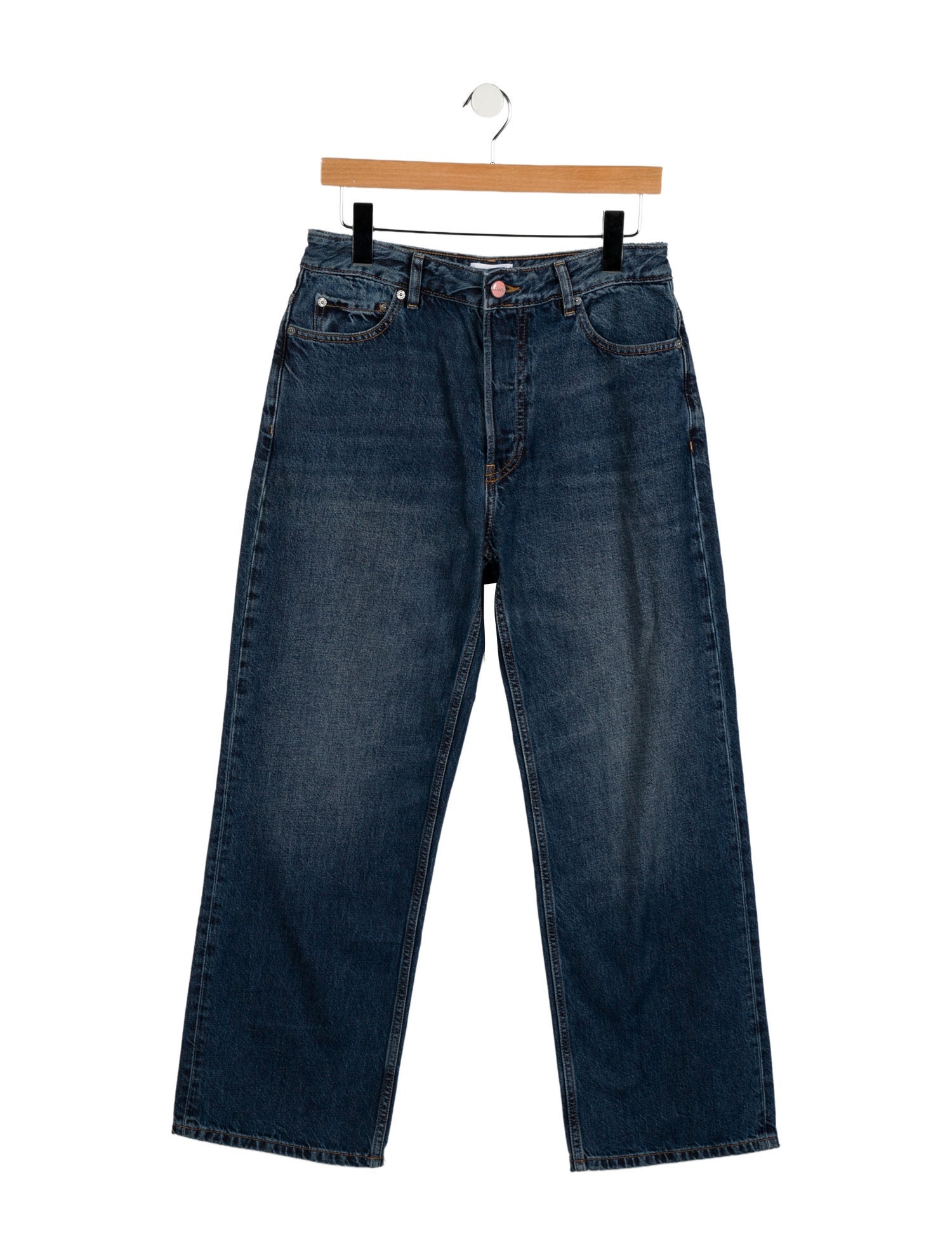 Ganni High-Rise Wide Leg Jeans