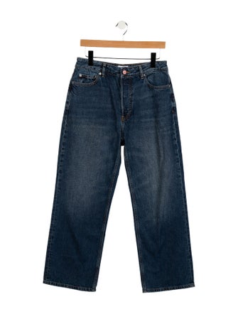 Ganni High-Rise Wide Leg Jeans