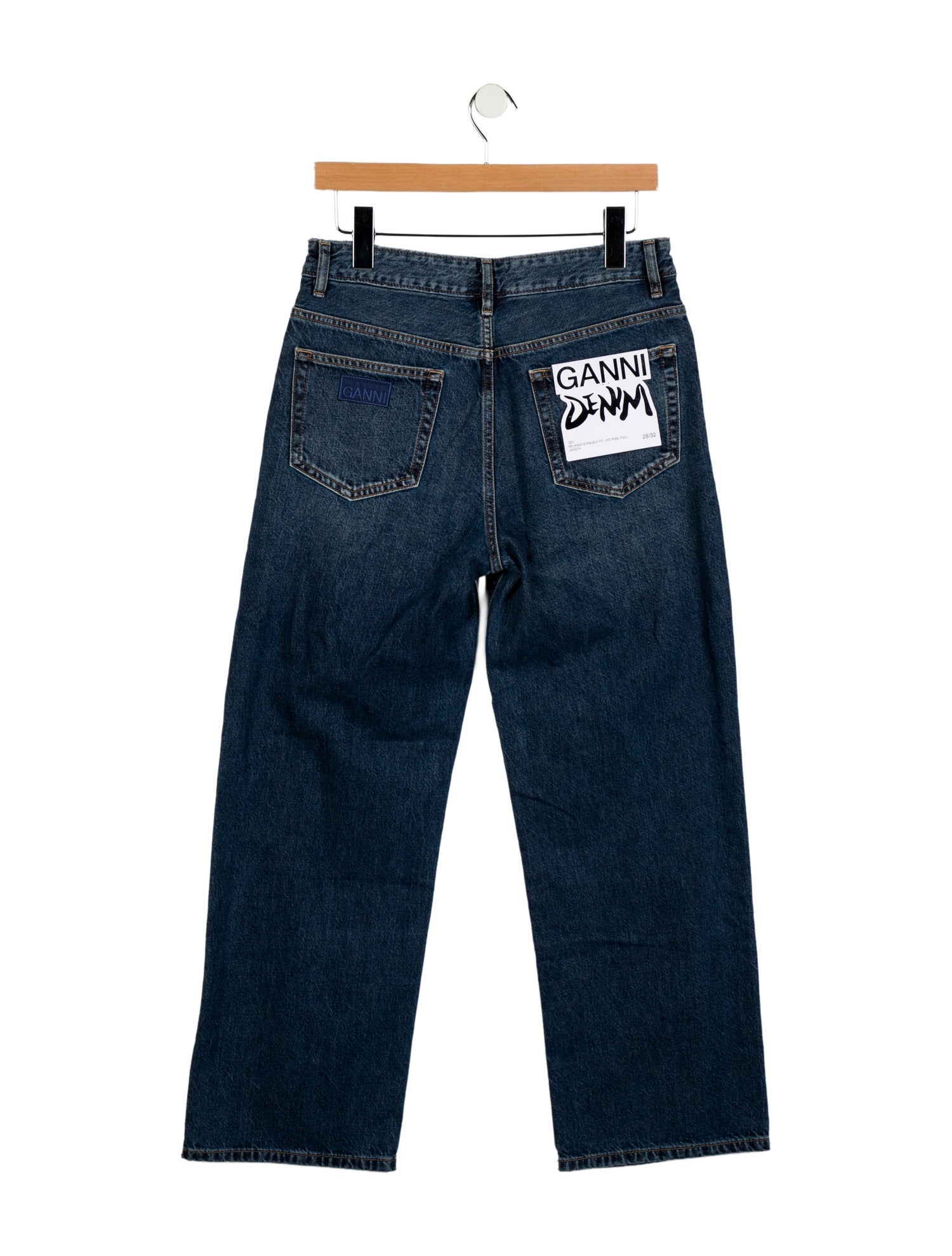 Ganni High-Rise Wide Leg Jeans