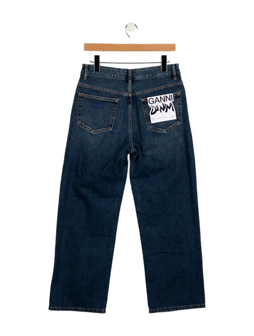 Ganni High-Rise Wide Leg Jeans