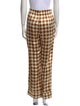 Ganni Silk Straight Leg Pants