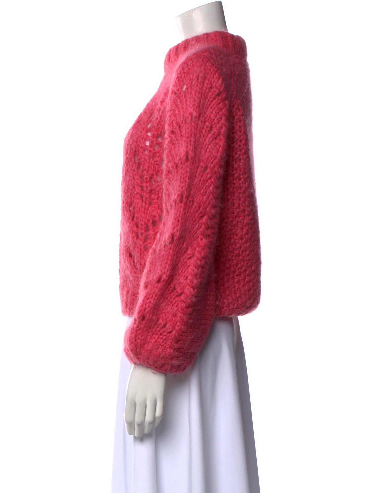 Ganni Mohair Mock Neck Sweater