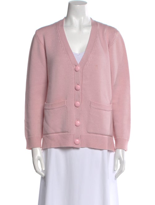 Ganni Merino Wool V-Neck Sweater