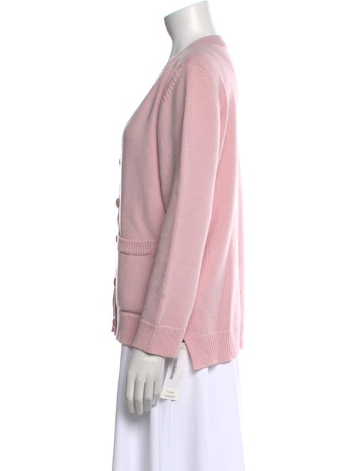 Ganni Merino Wool V-Neck Sweater