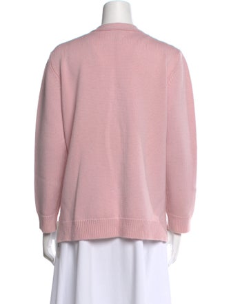 Ganni Merino Wool V-Neck Sweater