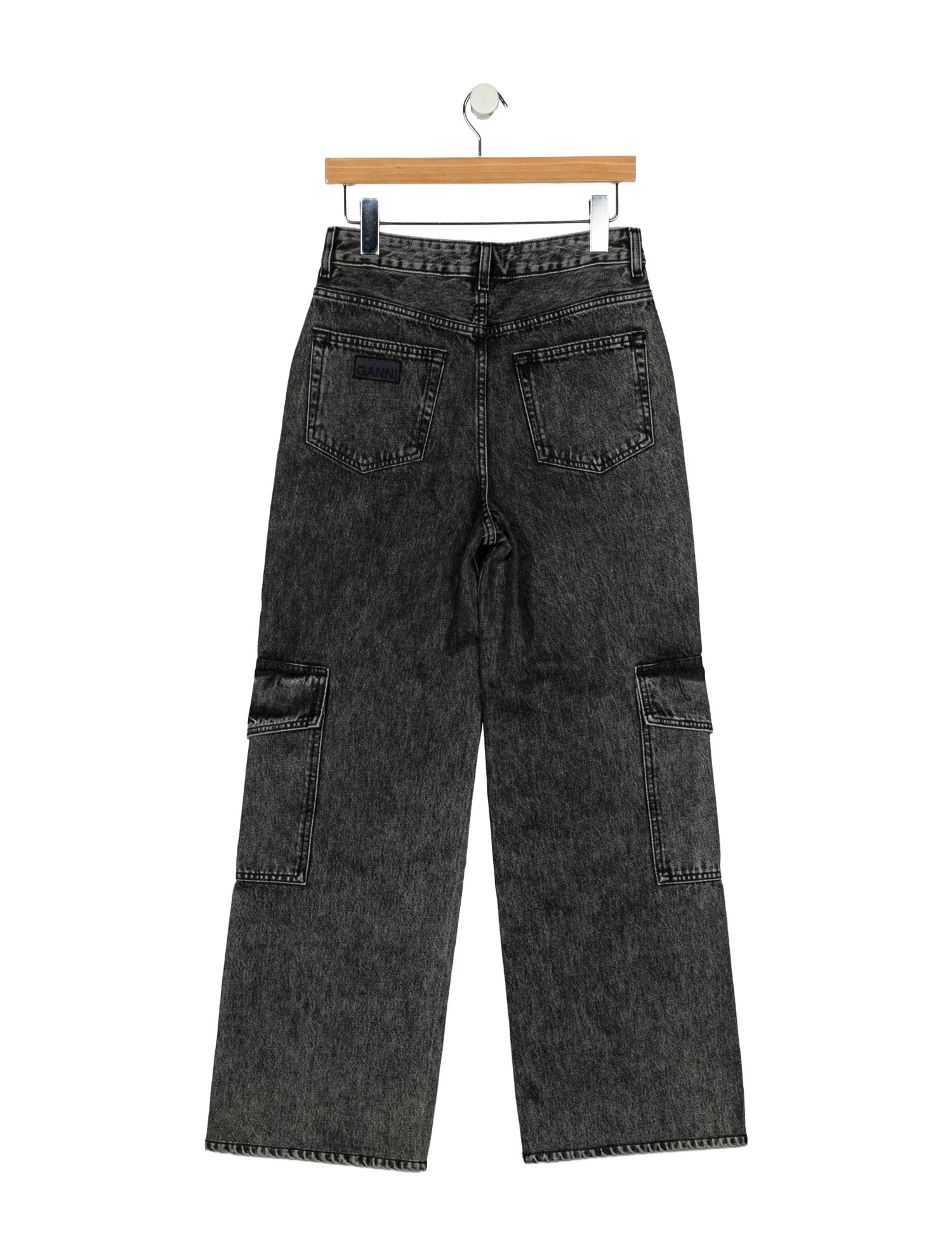 Ganni High-Rise Wide Leg Jeans