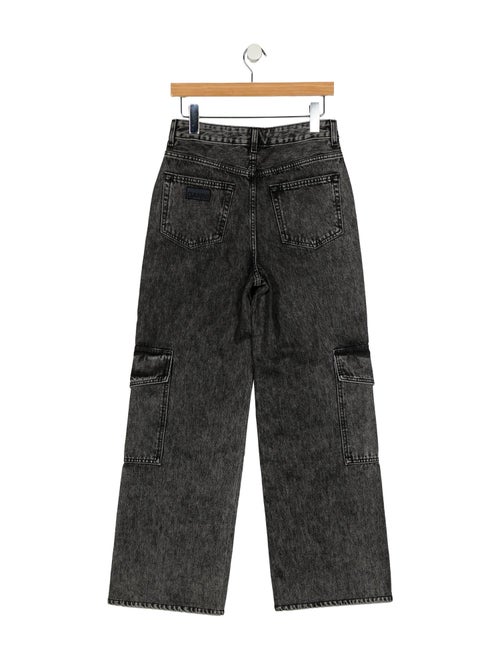 Ganni High-Rise Wide Leg Jeans