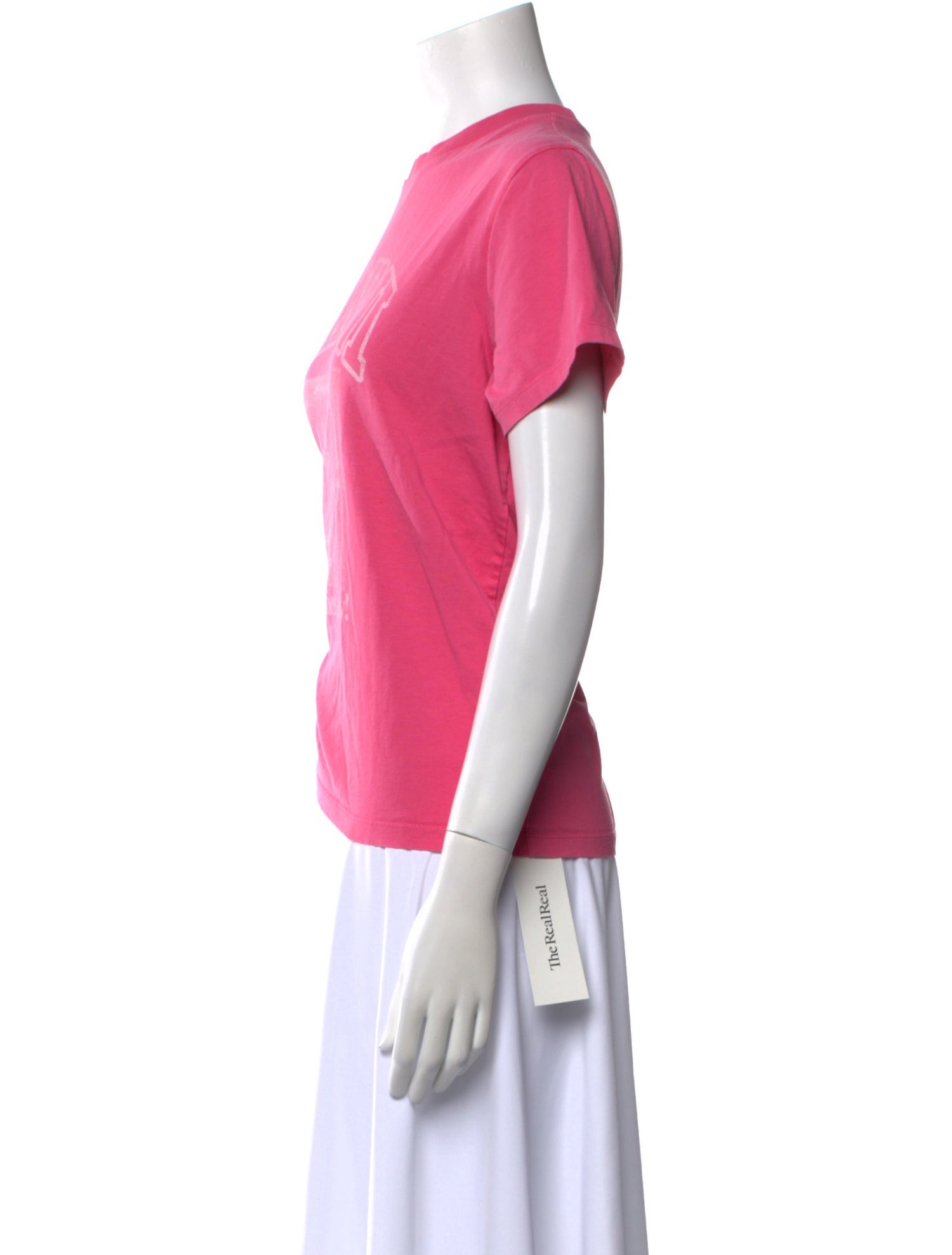 Ganni Graphic Print Crew Neck T-Shirt