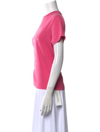 Ganni Graphic Print Crew Neck T-Shirt