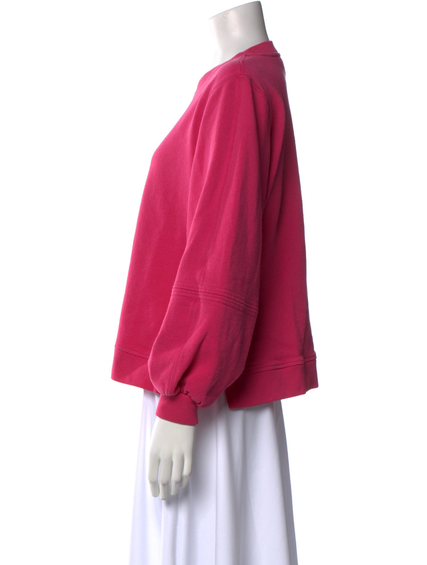 Ganni Crew Neck Long Sleeve Sweatshirt