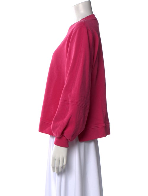 Ganni Crew Neck Long Sleeve Sweatshirt