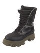 Ganni Leather Combat Boots
