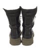 Ganni Leather Combat Boots