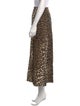 Ganni Animal Print Midi Length Skirt