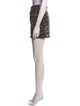 Ganni Animal Print Mini Skirt