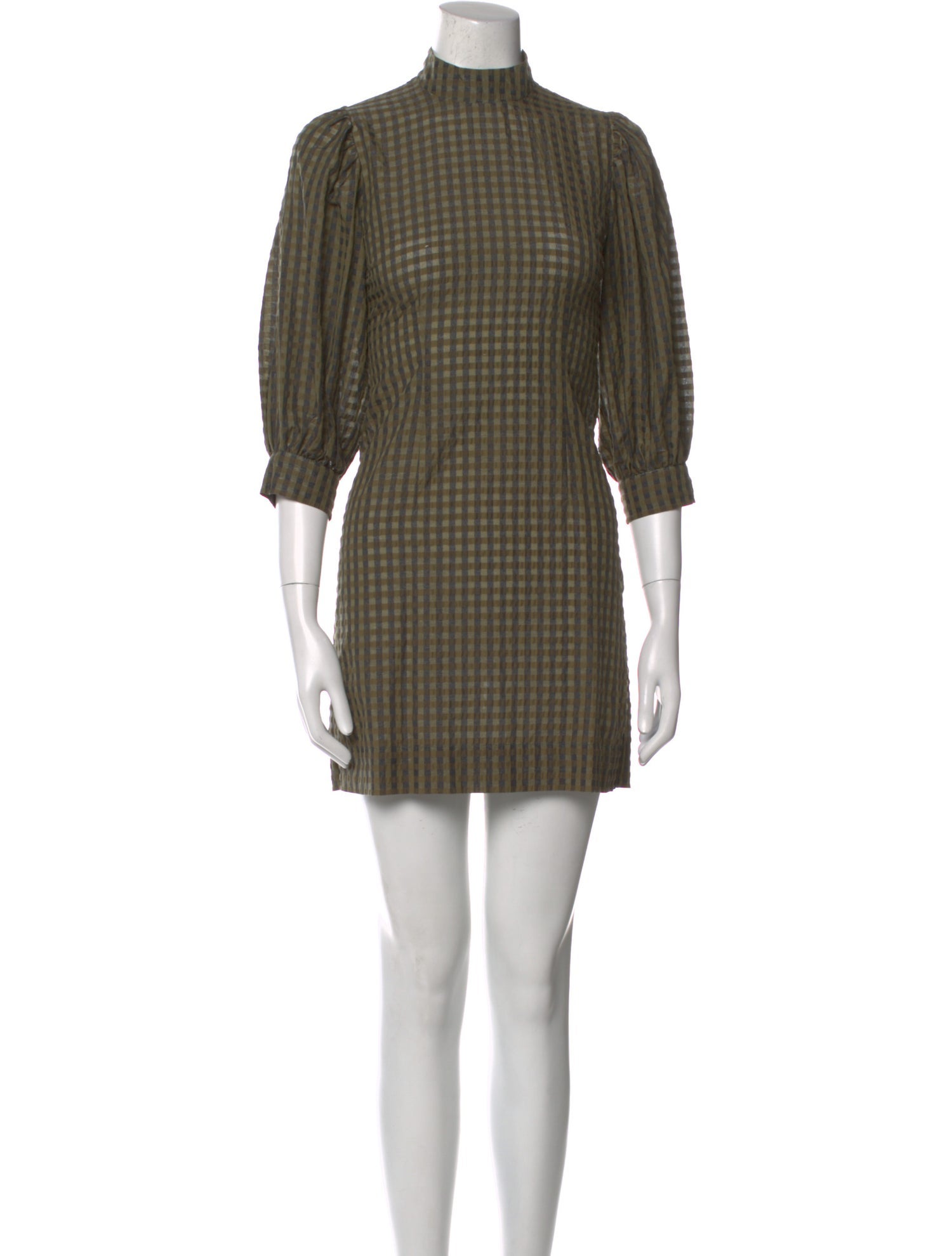 Ganni Turtleneck Mini Dress