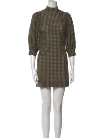 Ganni Turtleneck Mini Dress