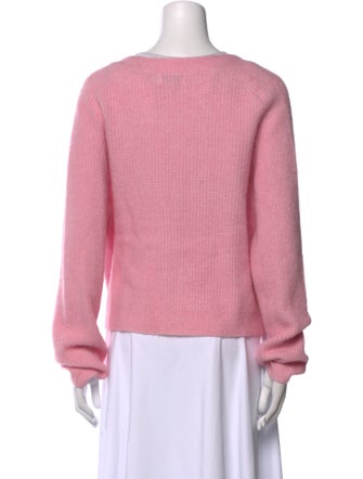 Ganni Alpaca V-Neck Sweater