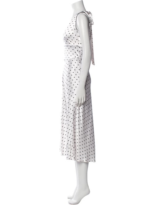 Ganni Polka Dot Print Long Dress