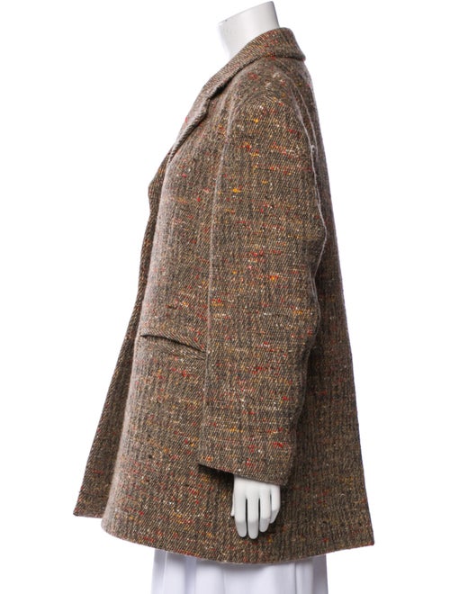 Ganni Wool Printed Coat